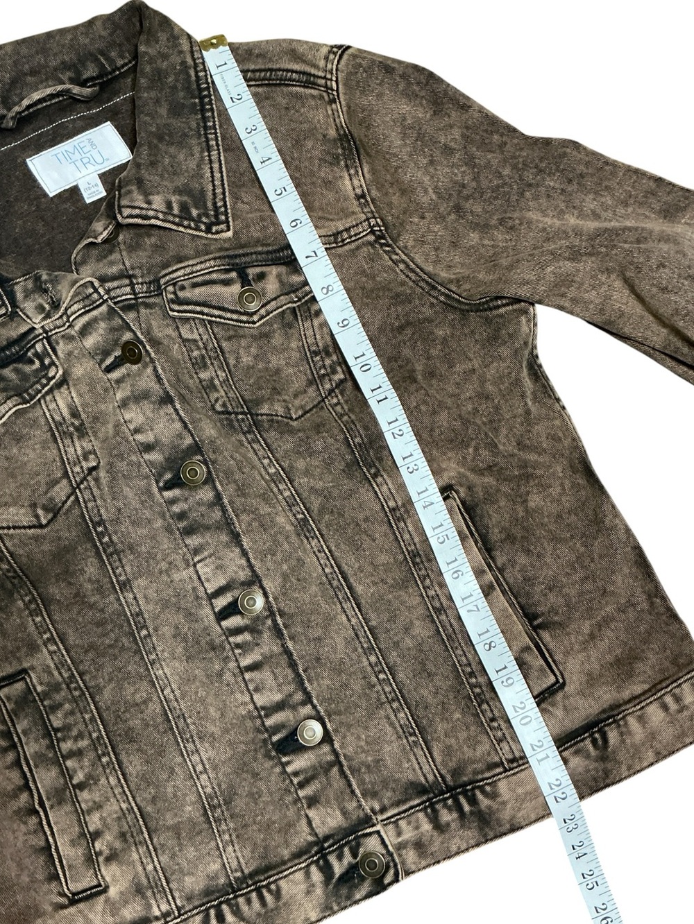 Elvis Graceland Upcycled Graphic T Shirt Jean Denim Jacket Band Festival - Picture 10 of 11